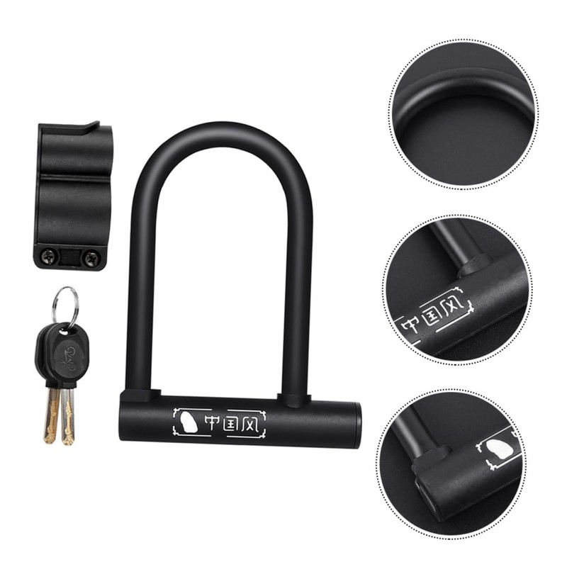 CORHAD Anti-Theft Bike Lock u Shackle Key Heavy Duty Sturdy