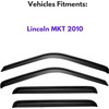 KPY Window Visor Compatible with Lincoln MKT 2010, Rain Guard