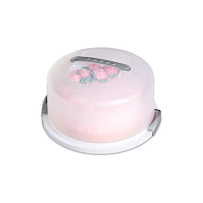 Sterilite White Food Storage Container with Handle and Locking Cover