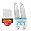 INTERNET'S BEST Premium Utility Knife Set | Retractable Box Cutter
