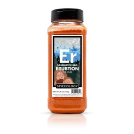 Spiceology - Sasquatch BBQ Erubtion Seasoning - Barbeque Rib Rub - Use On: Ribs, Wings, Bacon, Chicken, Pork - Barbeque Spices and Seasoning for Smoking - 26 oz