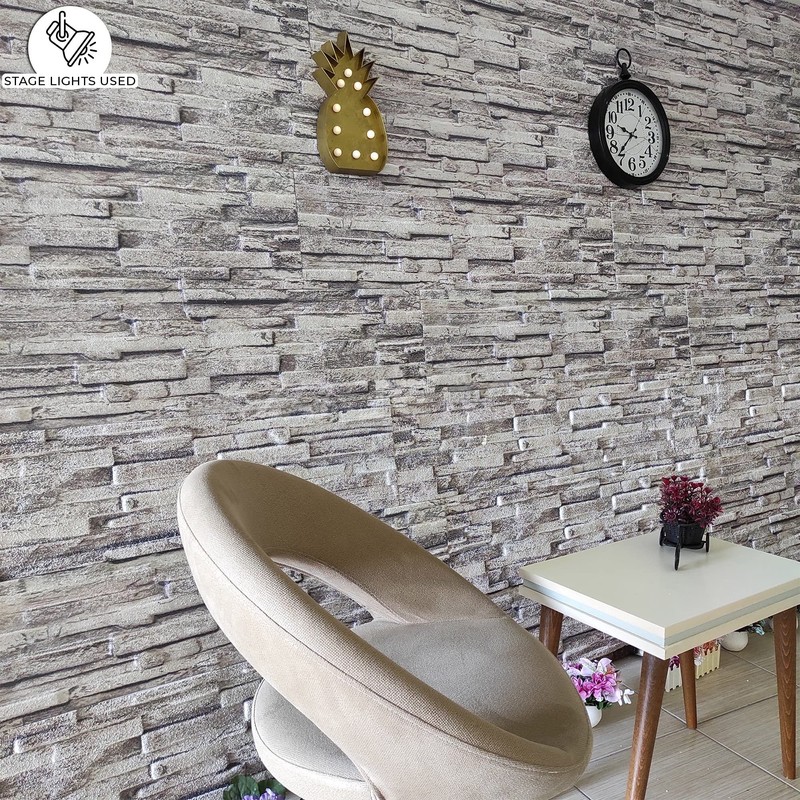 Dundee Deco 3D Wall Panels Brick Effect - Cladding Grey