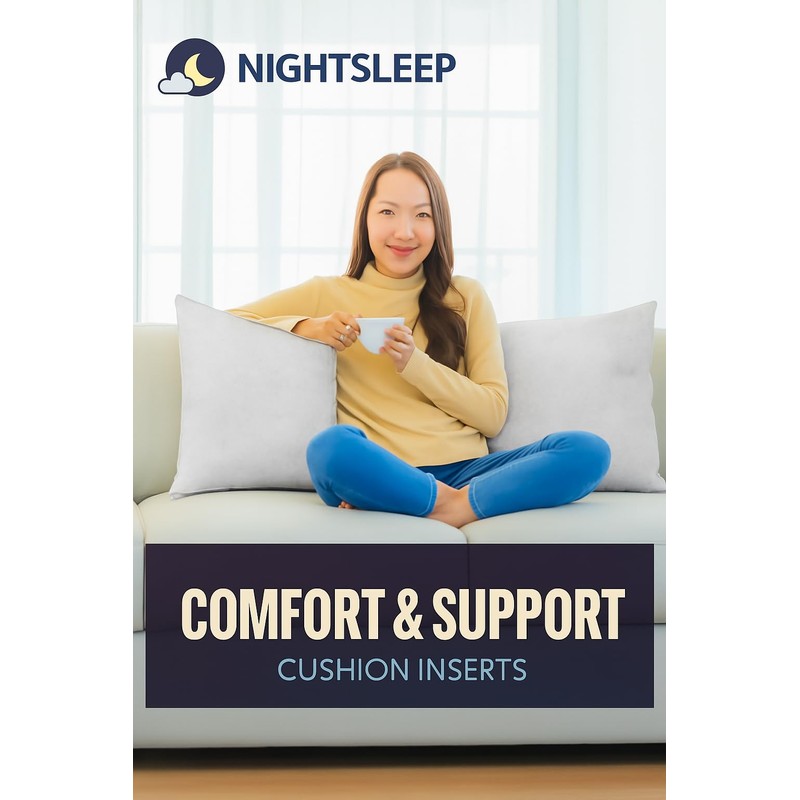 NIGHTSLEEP NIGHTSLEEP Pack of 4 Extra Deep Filed 18x18 Inches