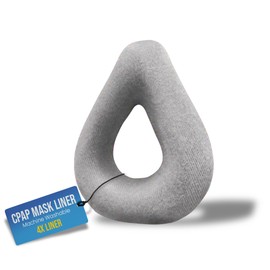 Priority CPAP Supplies Mask Liner - Reusable Full Face Cover for Enhanced Protection, Incredibly Soft, Flexible 4-Way Stretch, Moisture-Absorbing, Leak-Proof, Skin-Friendly - Pack of 4