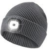 Etsfmoa Unisex Hat with Light,Winter Knitted Lighted Beanie for Men