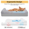 Veehoo Washable Dog Bed for Medium Sized Dogs-2 in 1