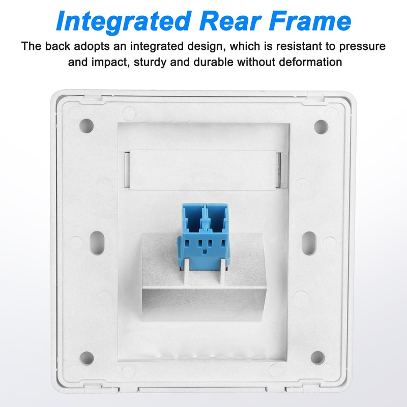 XMSJSIY LC to LC Fiber Optic Wall Plate Duplex LC