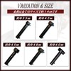 HTharros Inner Silencer for Bike 60mm Black 1pc Noise Control