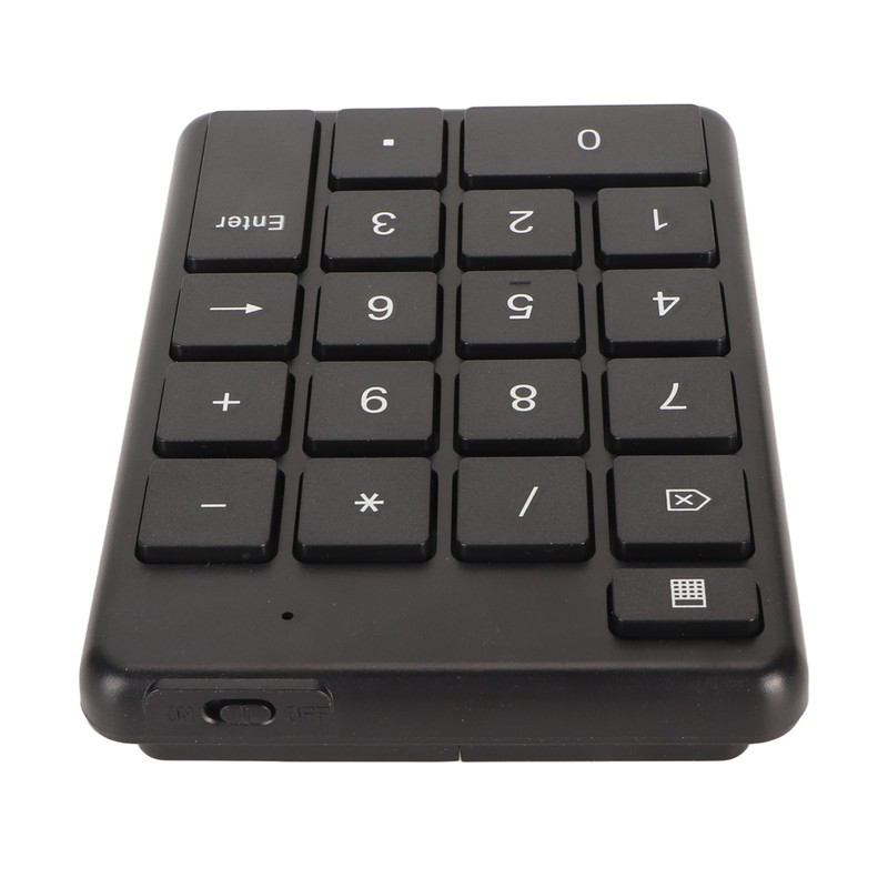 Bluetooth 5.1 Numeric Keypad 19 Keys Ergonomic Number Pads Battery