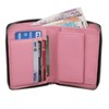 STARHIDE Women RFID Safe Protector Zip Around Genuine Leather Wallet