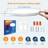 BLNAN Motion Sensor Ceiling Light Wired, 8.7 Inch 3000K 4000K