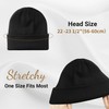 PFFY 2 Packs Unisex Beanie Hats for Men Women Knit
