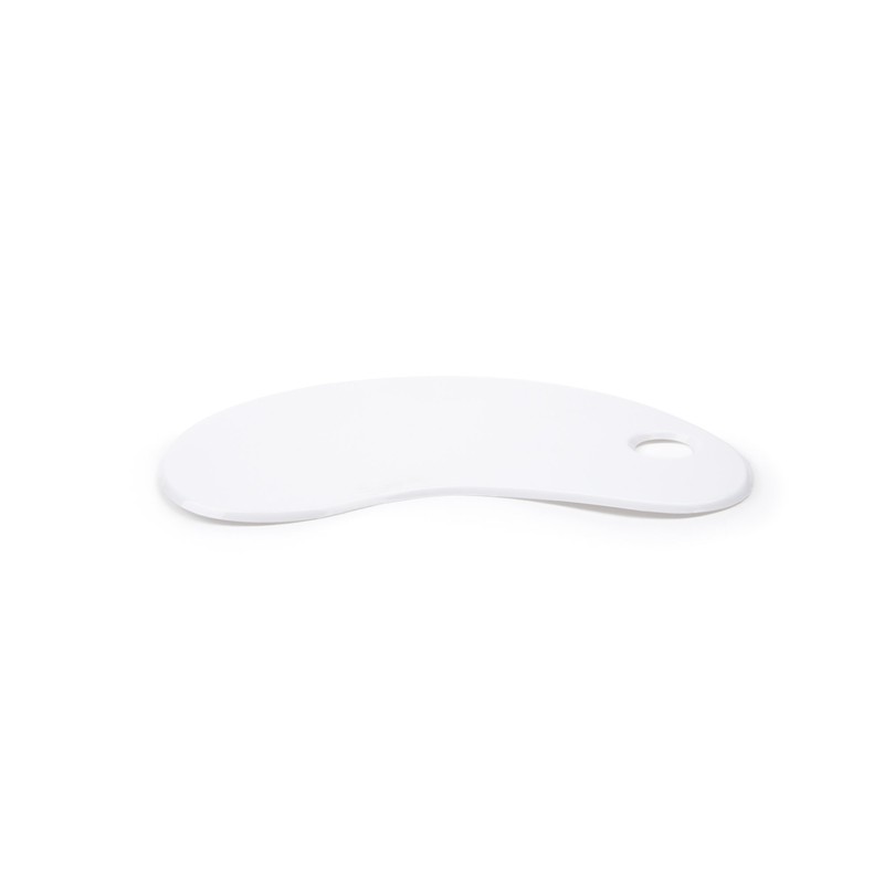 Fox Run Dough and Bowl Scraper, Curved, White