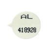 GoSecure Security Seals Numbered Round White (Pack of 500) WSealNO,