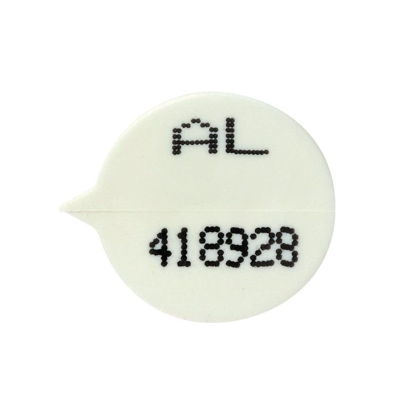 GoSecure Security Seals Numbered Round White (Pack of 500) WSealNO,