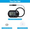 DaToo Aquarium Thermometer with Large LCD Display Fahrenheit/Celsius(℉/℃) Fish Tank