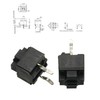 10PPcs Mouse Square Micro Switch Button Micro Switch Black Spots