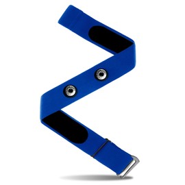 Heart Rate Monitor Chest Strap Replacement for Polar H10 Polar H9 Polar H7, Adjustable HRM Soft Replacement Chest Strap Compatible with Polar Heart Rate Sensor(Blue)