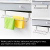Over the Door Towel Rail,Double Layers Stainless Steel Telescopic Towel