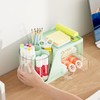 Marbrasse Desk Organiser,360-Degree Rotating Pen Holder,Desk Organisers Accessories with 5