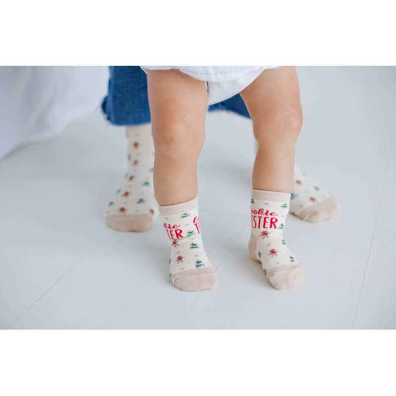 Pearhead Unisex Baby Cookie Baker/Tester Socks, One Size