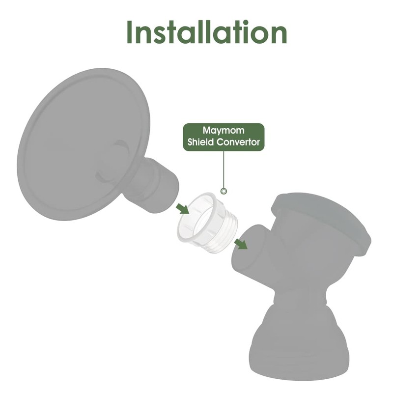 Maymom Shield Converter Aka Pump Connector Bushing, Compatible with Zomee/BabyBuddha/NCVI