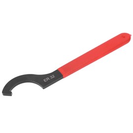 ER32-UM Wrench, Glossy and Flat Stable Performance ER32 Collet Wrench for Engraving Machine Spindle Machine Extension Rod Clamping Nut Rotation
