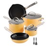 Farberware Style Nonstick Cookware Pots and Pans Set with Cooking
