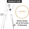 목공 나침반 그리기 목수 100MM 300MM 도면 제도를위한 원형 마킹