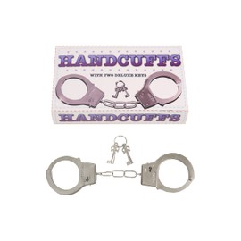 Metal Toy Handcuffs Brilliant Fancy Dress Accessory