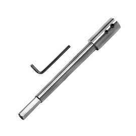 254 mm Extra Long Drill Bit Extension for Round or Hexagonal Shafts Forstner Drill Bit with 3/8 Inch Shank, Extension Shaft Extension Shank For Extra Deep Hole Milling and Breakthroughs