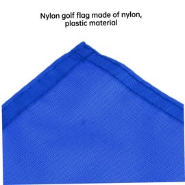Nylon Golf Flag Golf Putting Green Flag Training Hole Pole Cup Banner 18x12cm 5PCS Putting Banner Mini Flags for
