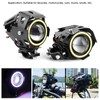 2PCS 12V 30W 3000lm U7 LED Angel Eyes Spotlight White