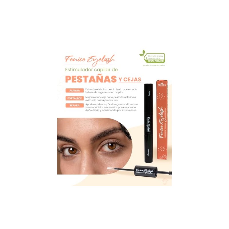 FENICE Eyelash Serum Estimulador de Crecimiento de Pestañas y Cejas