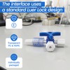 3-Way Luer Stopcock with Male Luer Lock, Disposable Stopcock Valve