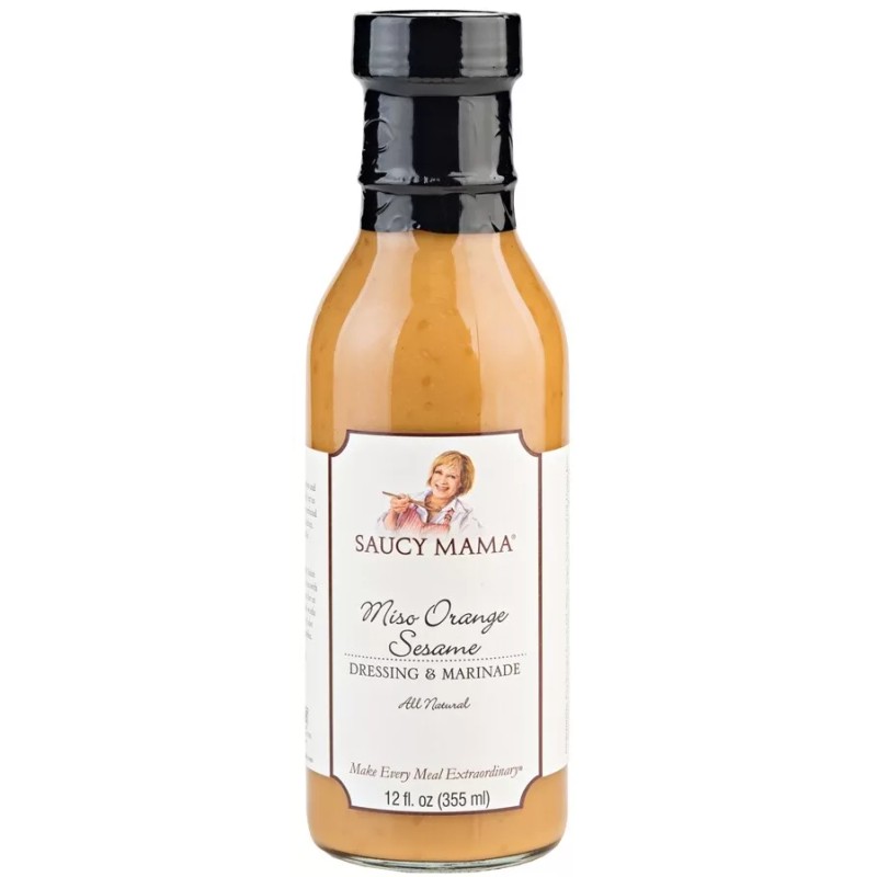 Saucy Mama Miso Orange Sesame Dressing & Marinade (12oz.) -
