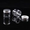 50ml Empty Plastic Cosmetic Cream Container for Sub-packaging Silver Lid 50ml Empty Container 15ea