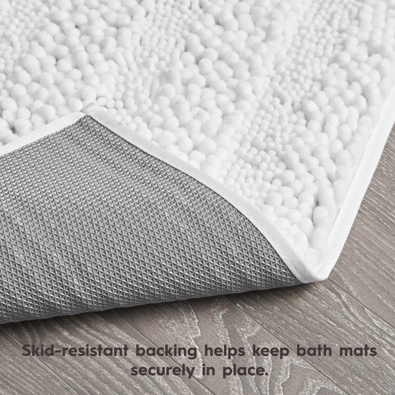Laura Ashley – Astor Chenille Bath Mat | 100% Polyester