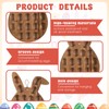 Cinnvoice 2 Pcs 15x10inch Easter Deviled Egg Platter Easter Egg