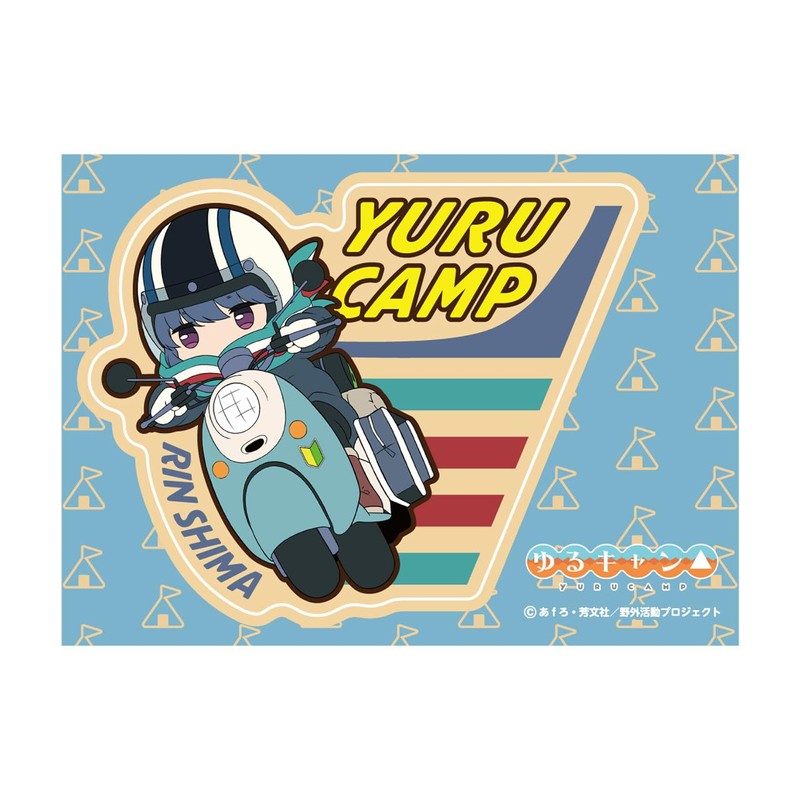 Yurucamp SEASON 2 Rin on Scooter Magnet Sticker