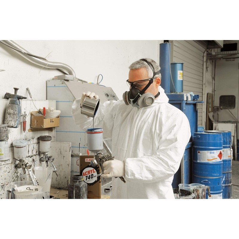 MSA Safety 10102274 Advantage 420 Twin Half Mask Respirator, Medium