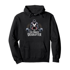 Kid Black Panther Deadlifter Funny Workout Gym Black Panther Pullover Hoodie