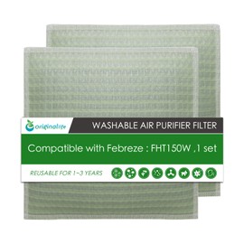 Originallife Washable Reusable Air Purifier Filter Replacement Filter for Febreze : FHT150W,1 set