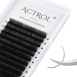 ACTROL Classic Eyelash Extension 0.05mm DD Curl 8-15mm Mixed Tray Supplies Matte Black Professional Lashes