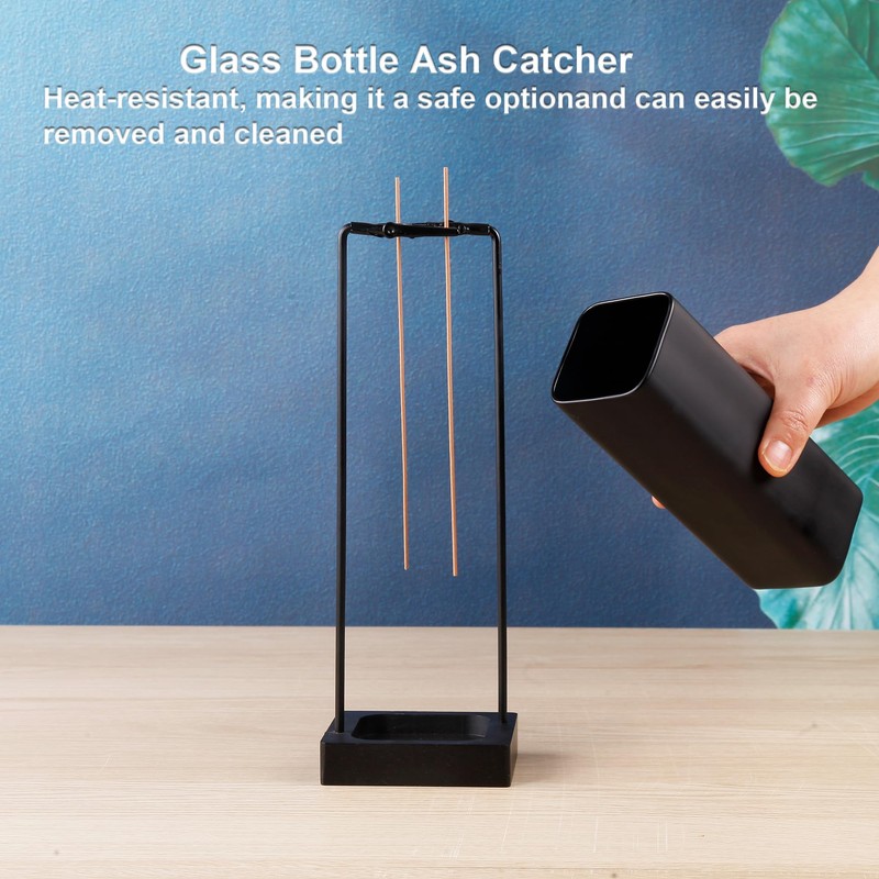 Hukalw Incense Burner Holder for Sticks, [New Upgraded-Two Black Clip]