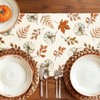 Artscope Pumpkins Maple Leaves Fall Table Runner,Thanksgiving Holiday Kitchen Dining