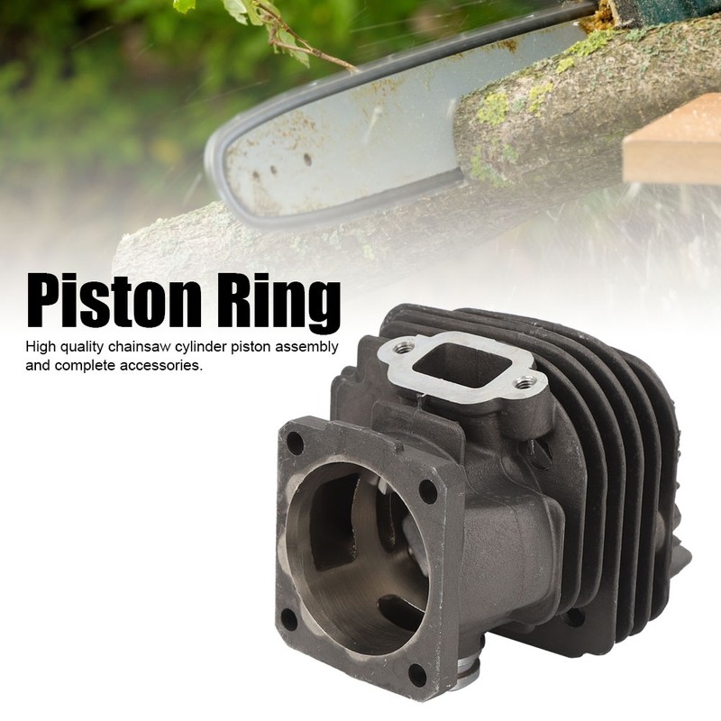 44.7mm Piston Chainsaw Cylinder Piston Ring Hardware Tool Accessories Fit