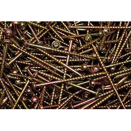 (200) Square Drive Washer Head 10 x 3-1/2 Pocket Hole/Cabinet Wood Screw