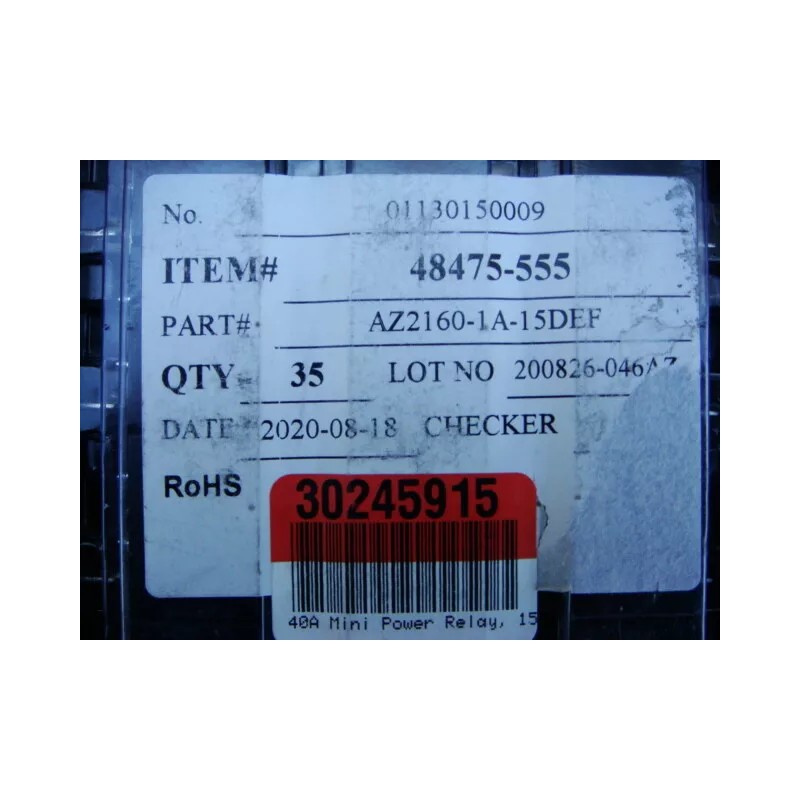 ZETTLER LOT 5 ZETTLER High Current 40A Power RELAY 15V