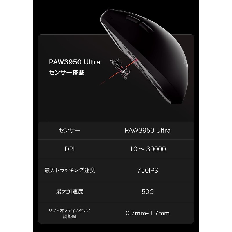 ATK Blazing Sky F1 Ultimate Ultra Lightweight Wireless Gaming Mouse,